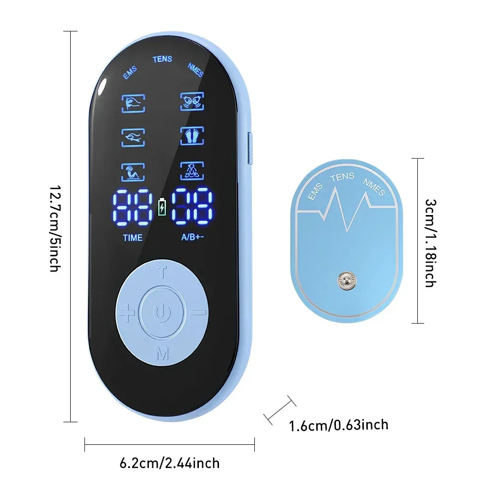 EMS NMES TENS Full Body Electronic Massager – 18 Modes, 30 Intensity Levels - Urbizia