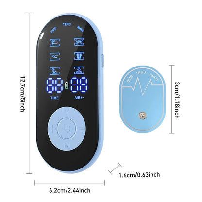 EMS NMES TENS Full Body Electronic Massager – 18 Modes, 30 Intensity Levels - Urbizia