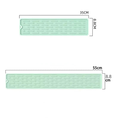 Kitchen Silicone Faucet Mat Drip Protection Pads Faucet Water Catcher Mat Sink Drain Pad Waterproof Non-slip Bathroom Gadget