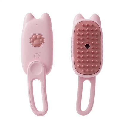 Pet Electric Steam Brush For Grooming