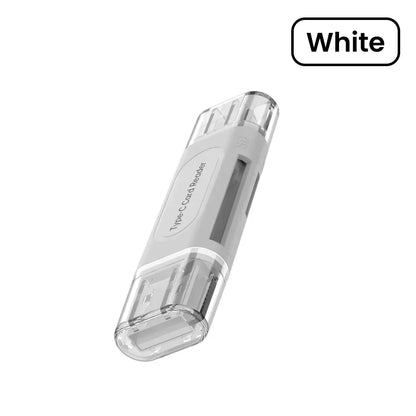 4-in-1 USB Type-C Multi Card Reader Adapter