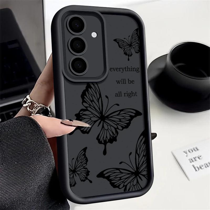 Butterfly Soft Silicone Case for Samsung Galaxy Series