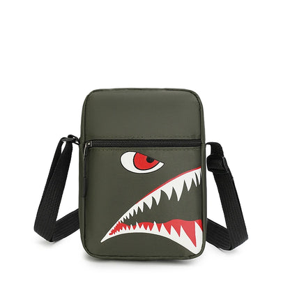 Men's Casual Oxford Shoulder Bag - Unisex Crossbody Phone Pouch with Adjustable Strap (Travel Waist Pack & Chest Bag)