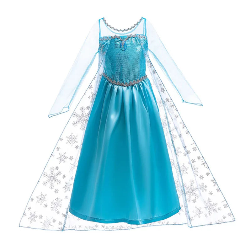 Snow Queen Elsa Dress for Girls – Kids Cosplay