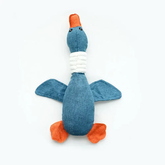 Pet Toys Geese Sound Bite Resistant Teeth Grinding Teeth Cleaning Dog Cat Pet Supplies - Urbizia