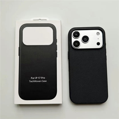 Magnetic Animation Original Tech Woven Case For iPhone 17Pro 16 18Pro 17Pro Max For Magsafe AI Touch Camera Button Boxed Cover