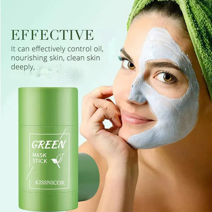 Green Tea Mask Face Clean Green Tea Cleansing Deep Moisturizing Shrink Pores Blackhead Acne Facial Korean Skin Care - Urbizia