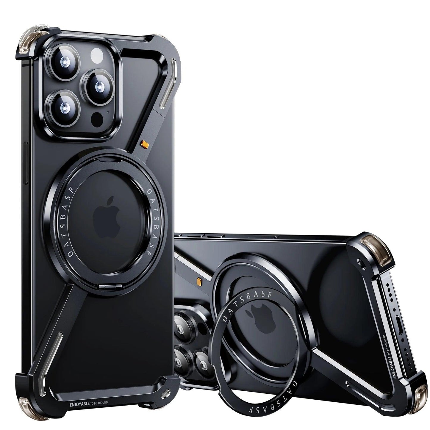 Z Shape Metal Case for iPhone 16 Pro Max