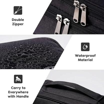 Three Layer Digital Storage Bag Multi-functional Cable Storage Box Portable Waterproof Travel Case for Data Mobile Power Bank