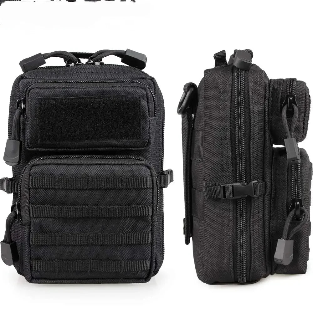 Mini Molle Utility Pouch, EDC Small Tool Pouch for Outdoor Hiking Camping, Phone & Gear Storage Bag