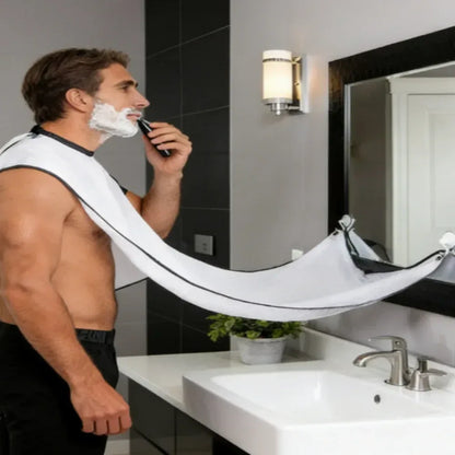 Male Shaving Apron & Beard Catcher – Haircut & Shaving Cape for Men - Urbizia