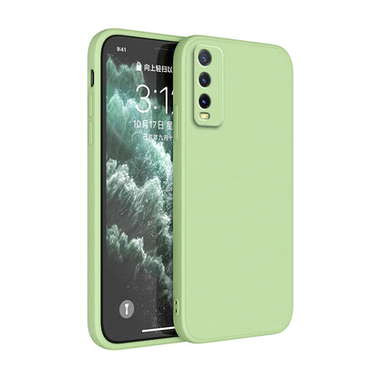 Original Case for VIVO Y20 Y20A Y20G Y20i Y20S Y20T SG 2021 Camera Protection Square Liquid Silicone Luxury Soft Ultrathin Cover