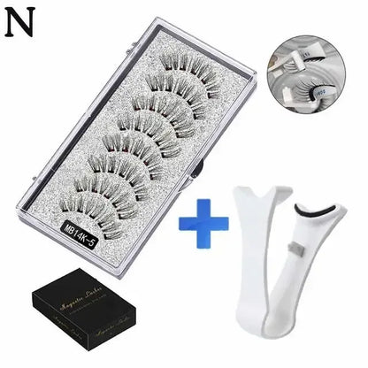 3D Magnetic Eyelashes Kit with Tweezers - Urbizia