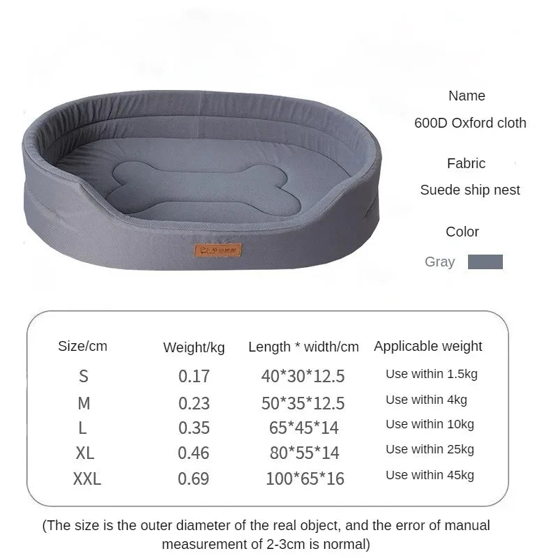 Fluffy Pet Cushion Bed for Dogs & Cats - Urbizia