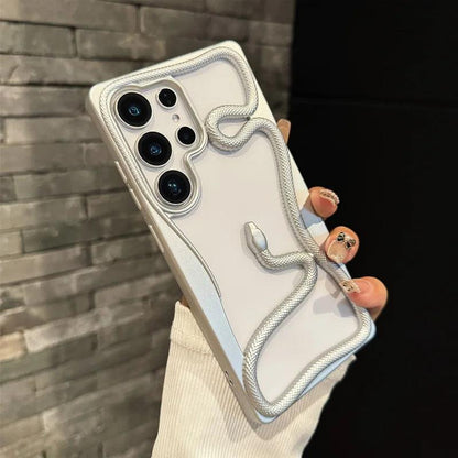 Plating 3D Snake TPU Case for Samsung Galaxy Series