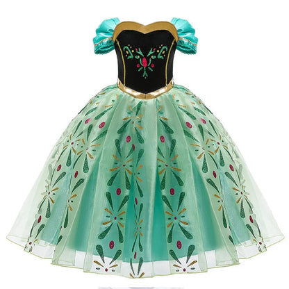 Kids Princess Costume – Elsa,Mermaid Pageant Dress for Girls 3-10Y