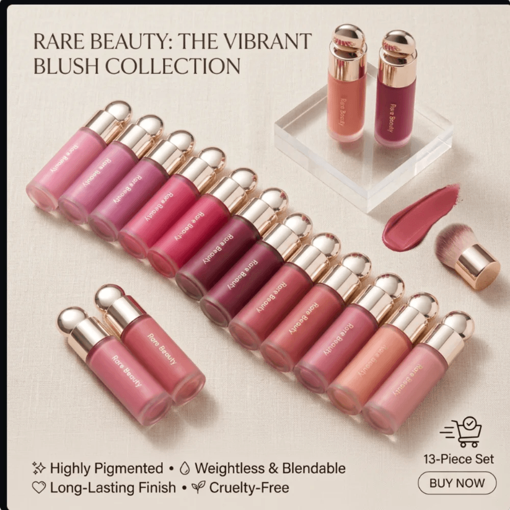 Rare Beauty 3D Face Contour Liquid Bronzer Shade Smooth Highlight Mirror Lasting Natural Nose Shadow Waterproof Brighten Makeup