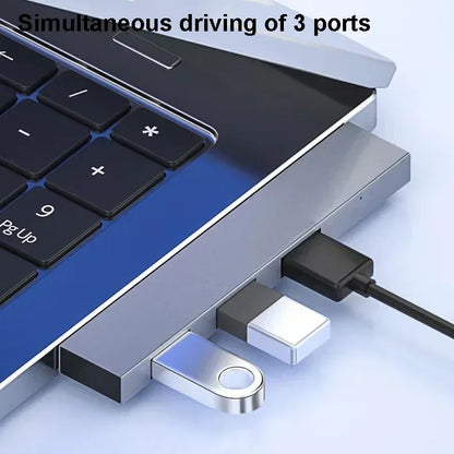 4-in-1 USB 3.0 Type-C Hub Aluminum Multi-Port Adapter
