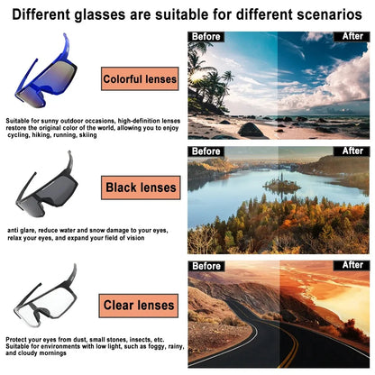 Giant cycling sunglasses Sports Glasses Riding Eyewear Mountain Bike Road Bicycle Outdoor Lenses With Case  Women Men