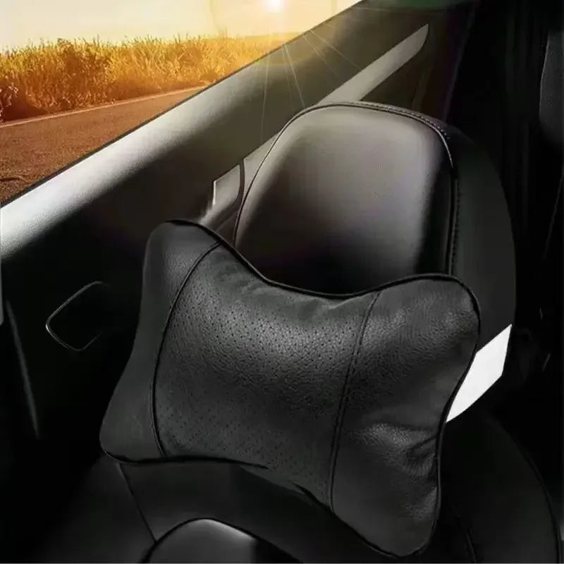 Auto Safety Car Seat Headrest with Breathable Mesh Relax Pillow Head And Neck Rest Cushion Auto Protector - Urbizia
