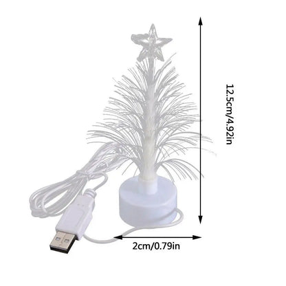 Mini USB Fiber Optic Christmas Tree