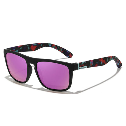 Retro Square Polarized Cycling Sunglasses UV400 Unisex