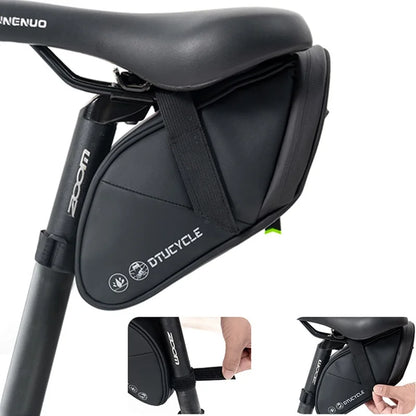 Waterproof Nylon Mountain Bike Saddle Storage Bag Seat Rear Tool Pouch Outdoor Cycling Accessories ZXCBB03