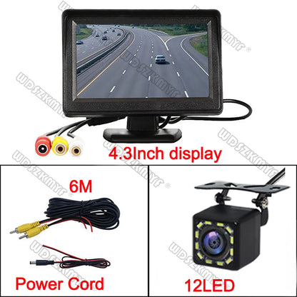 Easy Installation 4.3Inch or Rear View Camera Monitor Screen Reversing Camera for Car Parking Parking System Camera for Vehicle