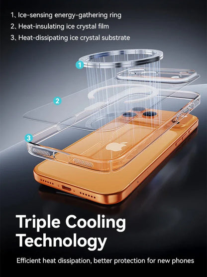 Joyroom Magnetic Case For iPhone 17 16 Pro Max Case Anti Yellow Transparent Cover For iPhone 17 Pro Wireless Charger Thin Cover