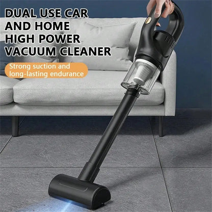 Portable Wireless Handheld Vacuum Cleaner, Car Vacuum Cleaner. Dual Use For Car And Home - Comes With 3 Brush Heads. USB Rechargeable (Includes 1800mAh Lithium Battery). 3100Pa Strong Suction, Detachable Dust Cup. Ergonomic H