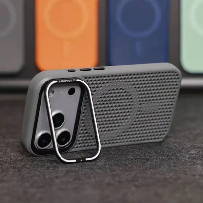 MagSafe Camera Mount Mesh Cooling Shockproof iPhone Case