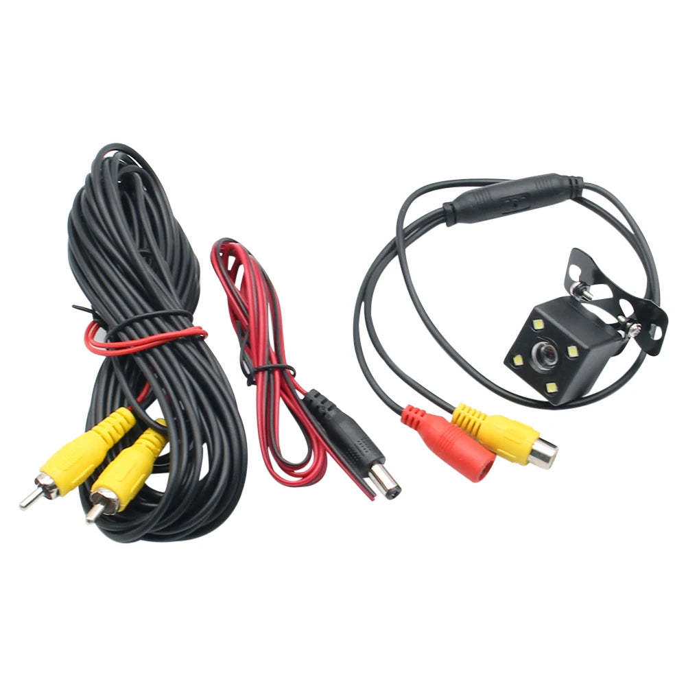 Wide Angle HD Car Rearview Camera Rear View Video Vehicle Camera Backup Reverse Camera 4/8/12 LED Night Vision Parking Camera