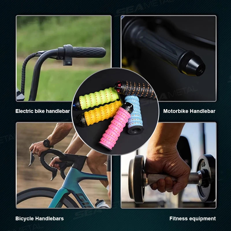 BLALION Motorcycle Handlebar Tape Road Bike Bar Tape PU Bike Handlebar Tape Soft Anti-Vibration Tape Durable Protection Straps