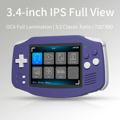 ANBERNIC RG34XX Retro Handheld Game Console 3.4''IPS Screen Linux System HDMI Output Classic Remake Game Player Sentimental Gift