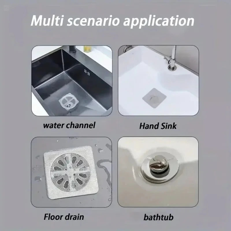 Floor drain sticker kitchen anti clogging filter screen, bathroom hair filter sticker, insect proof floor dra