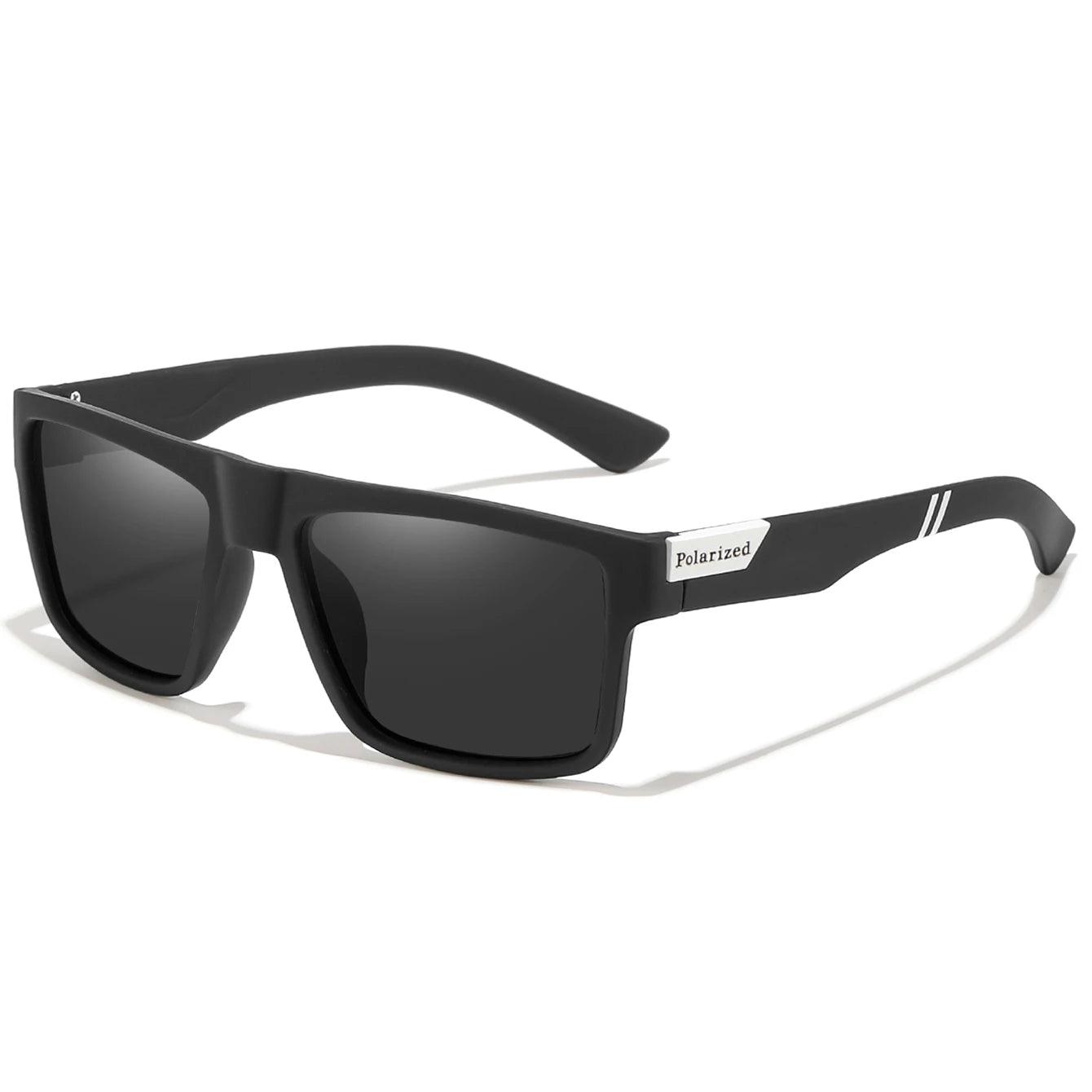 Retro Square Polarized Cycling Sunglasses UV400 Unisex