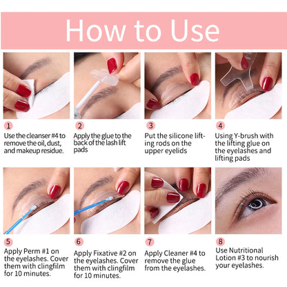ICONSIGN Lash Lift Kit Lifiting Eyelash Enhancer Eyelash Lifting Kit Lash Perm Eye Makeup