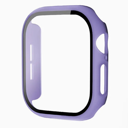 Tempered Glass+Case For Apple Watch 38-40mm 41mm 42mm 44mm 45mm 46mm Screen Protector Protective Cover iWatch 11 10 8 7 9 6 SE 5