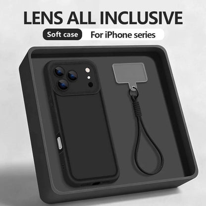 Wrist Strap Lanyard TPU Case for iPhone Series