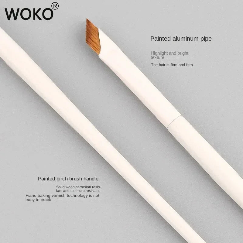 Ultra Thin Angled Eyeliner Brush Precision Detail Makeup Brush