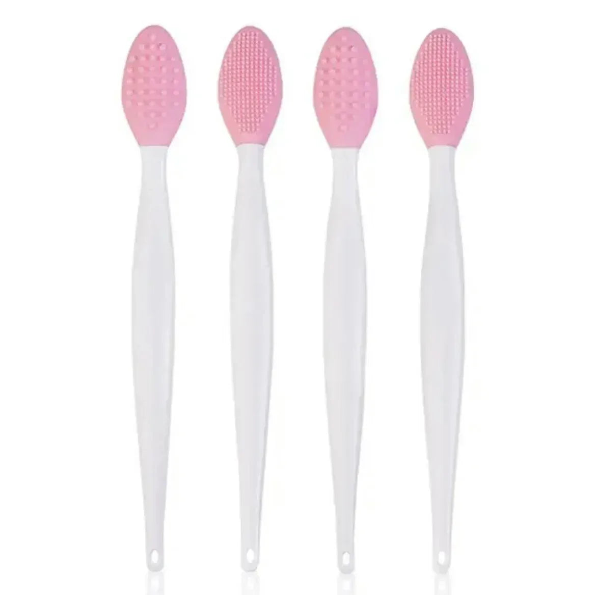 1PC/4PCS Beauty Skin Care Wash Face Silicone Brush Exfoliating Nose Clean Blackhead Removal Brushes Tools With Replacement Head - Urbizia