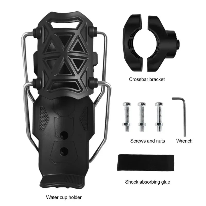 Universal Rotating Cycling Cup Holder for Bikes & Motorcycles No Drilling Required - Adjustable Bicycle Cup Holder for Electric