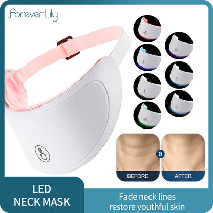 7-Color LED Neck Mask – Anti-Wrinkle & Skin Brightening