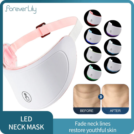 7-Color LED Neck Mask – Anti-Wrinkle & Skin Brightening