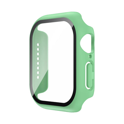 Tempered Glass+Case For Apple Watch 38mm 40mm 41mm 42mm 44mm 45mm 46mm Screen Protector Protective Cover iWatch 10 8 7 9 6 SE 5