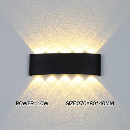 Led Wall Lamp outdoor Stair Light Fixture Bedside Loft Living Room Up Down Home Hallway Lampada 2W 4W 6W 8W 10W 12W Wall Sconces
