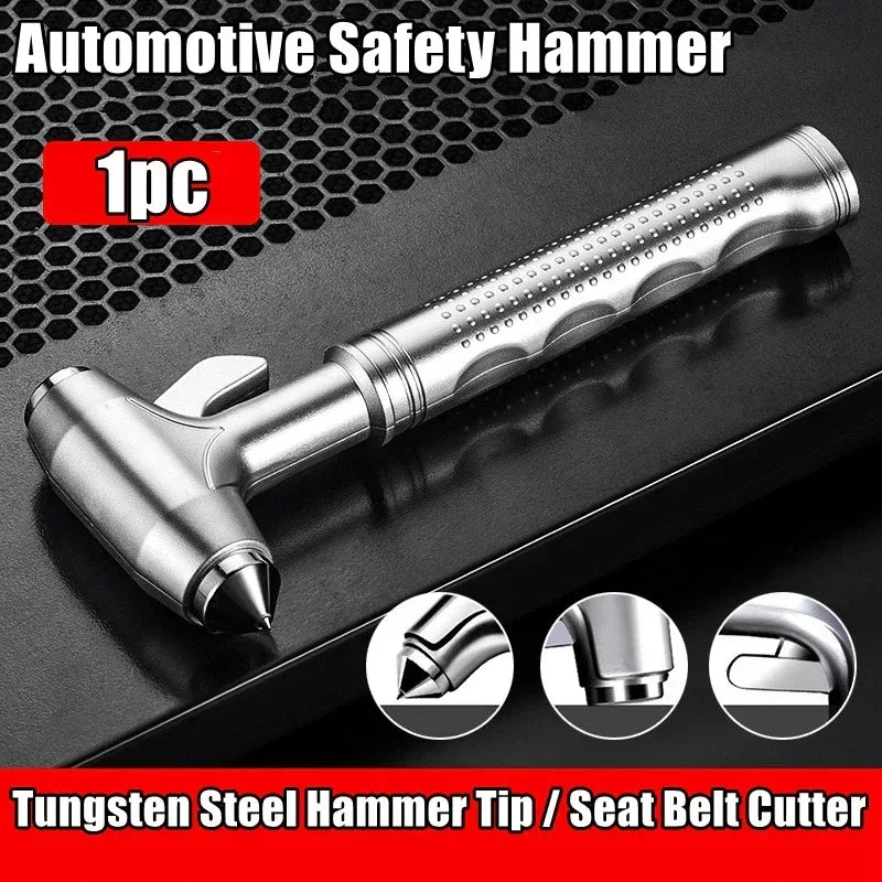 Car Safety Hammer Car Window Breaker Emergency Hammer Seat Belt Cutter Suitable for Car Rescue Escape Rescue Safety Hammer - Urbizia