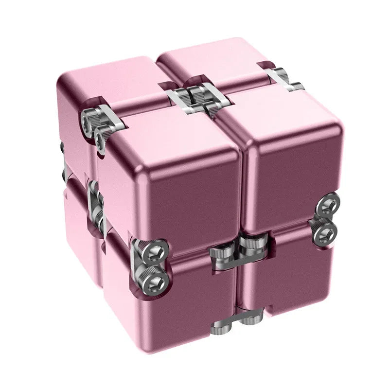 Metal Magnetic Pocket Cube 2x2 Puzzle Toy for Stress Relief
