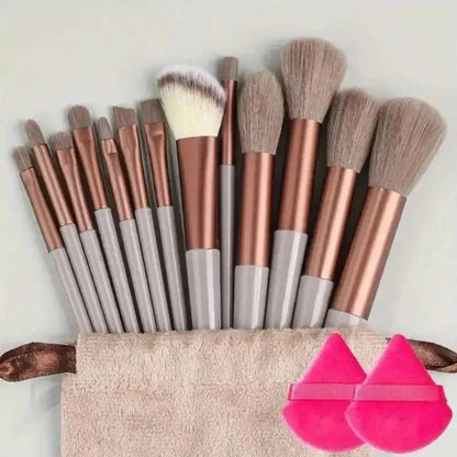 13-Piece Professional Makeup Brush Set