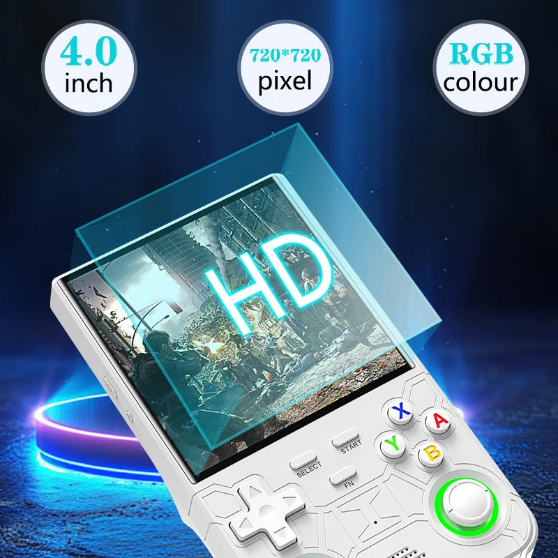 New R36 128GB Ultra Retro Handheld Game Console 4.0-inch Open-Source Linux System Portable Video Player